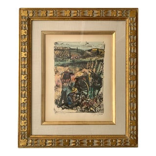 1960's Original Artist's Proof Lithograph by Walter Spitzer For Sale