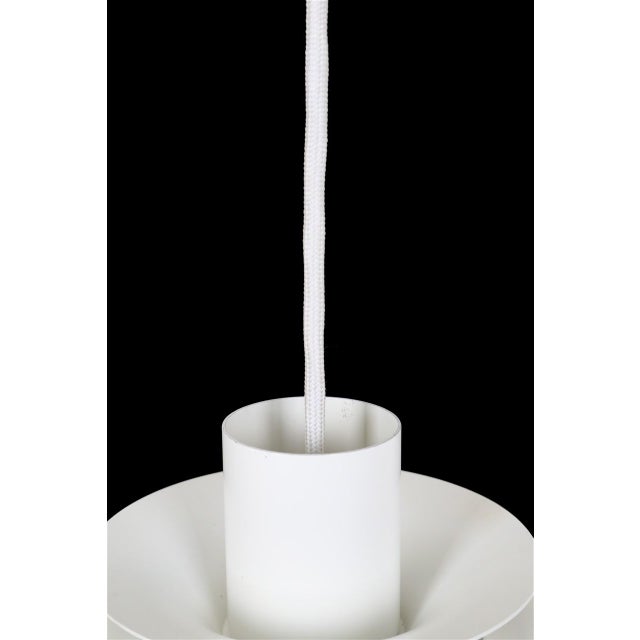 Metal Danish Verona Multilayer Pendant Lamp by Kurt Wiborg for Jeka, 1970s For Sale - Image 7 of 13