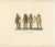 Antique print titled 'Naturels des Iles Iros, Pénélap et Aouara'. Original old print of men from the Caroline Islands,...