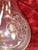 Glass Pitcher Antique Mouth Blown Hand Cut Fleur de Lis Engraved Clear Ca.1860's For Sale - Image 4 of 12