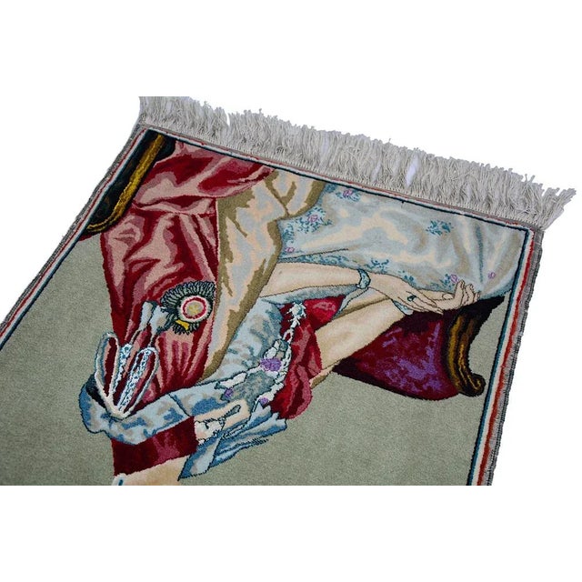 Queen Elizabeth II Tabriz Rug, 1970s For Sale - Image 12 of 13