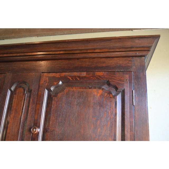 Antique Oak Wooden Cabinet For Sale - Image 9 of 12