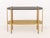 Brass Luxxu Marble Top Two-Tier Brass "Craig" Table For Sale - Image 8 of 8