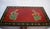 Folk Red Painted Chest With Floral Motifs For Sale - Image 14 of 17