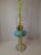 Rare Pair Antique Consolidated Pink & Blue Cased Glass Florette Stand Lamps P&A For Sale - Image 14 of 18