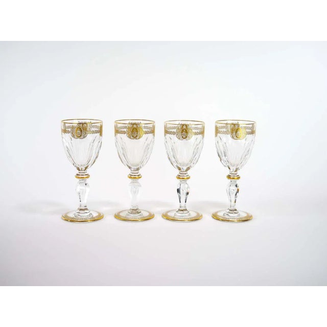 Tall Saint Louis Crystal Tableware Service / Eight People For Sale - Image 10 of 13