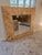 ▪️ Large Vintage Coconut Shell Mirror ▪️ Made with real coconut veneer ▪️ 3D Geometric design ▪️ In the manor of Karl...