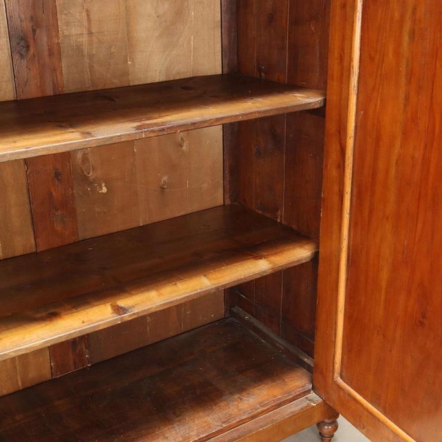 Piedmont Walnut Wardrobe, Italy, 19th Century For Sale - Image 4 of 11
