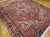 19th Century Heriz Serapi Rug, Hand-Knotted Wool, Geometric Pattern, Red & Green Vegetable Dyes, 9x12 For Sale - Image 4 of 13