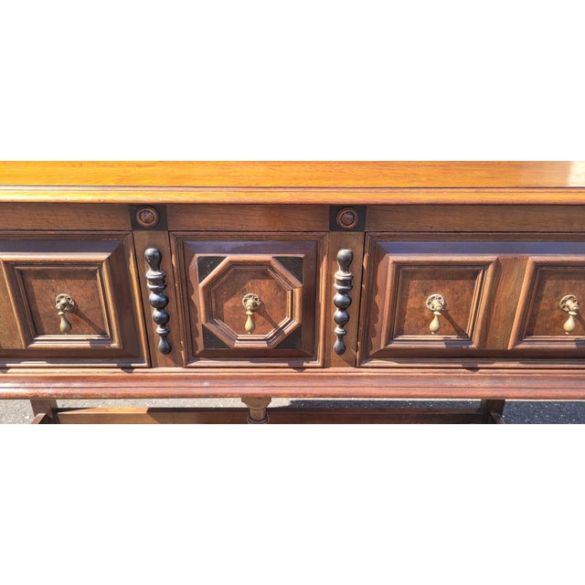 Wood Jacobean 1930s Diminutive Sideboard For Sale - Image 7 of 10