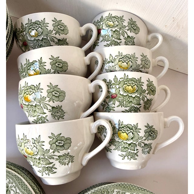 1960s Mid-Century Modern Enoch Wedgwood Tunstall Kent Dinnerware Set- 40 Pieces For Sale - Image 11 of 12
