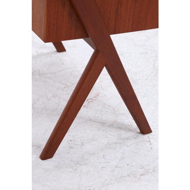 Mid-Century Danish Teak Sewing Box, 1960s For Sale - Image 12 of 15