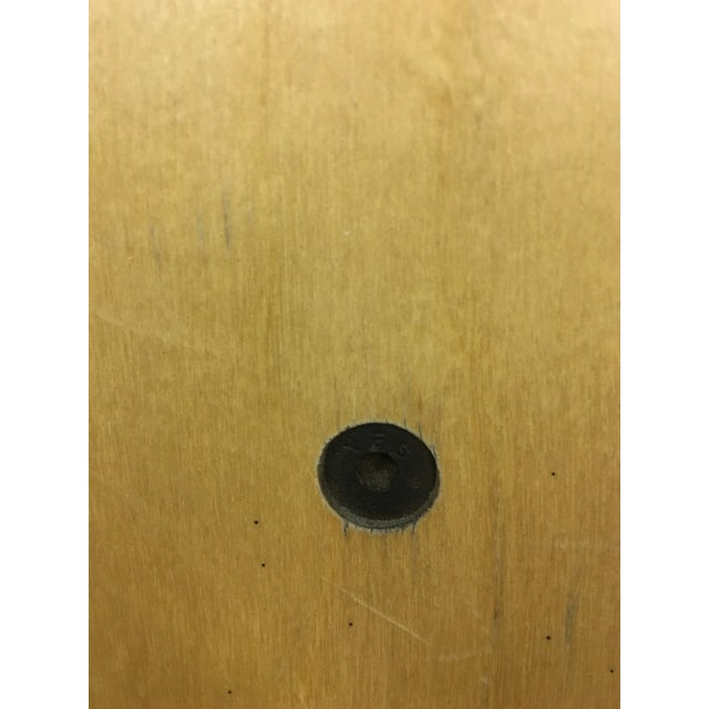 Tan 1990s Chipotle Chair by Bruce Gueswel Earlier Production Wood and Wrought Iron Industrial For Sale - Image 8 of 13