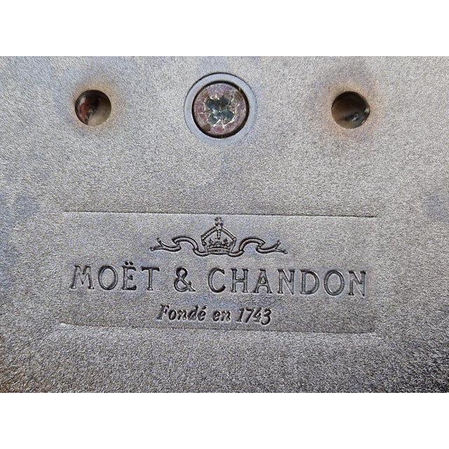 Crystal Champagne Flutes in Holder by Philippe Di Meo for Moët & Chandon, 1980s, Set of 2 For Sale - Image 13 of 14