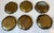 Florentine Vintage Italian Gilt Wood Coasters - Set of 6 For Sale - Image 4 of 5