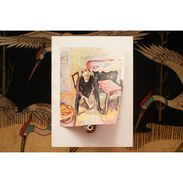 1940s 1943 After Othon Friesz "Portrait of Fernand Fleuret", First Edition Parisian Offset Lithograph For Sale - Image 5 of 8