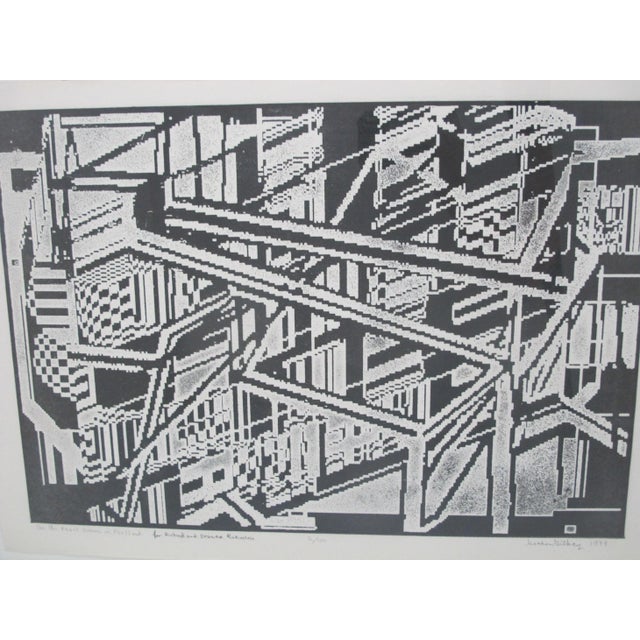 Gordon Waverly Gilkey (American, 1913 - 2000), signed limited edition steel engraving titled As the Pearl Grows. Titled at...