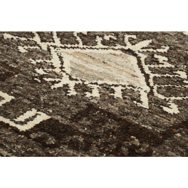 Tribal Rug and Kilim’s Tribal Style Kilim Runner Rug in Beige-Brown With Medallions For Sale - Image 3 of 6