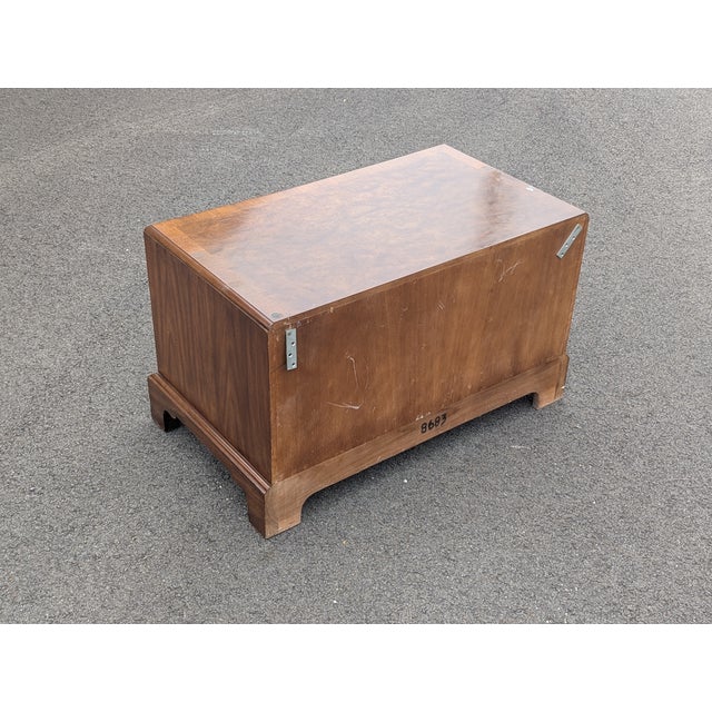 Mount Airy Furniture Company Vintage Mount Airy 3 Drawer Low Chest Style Side Table For Sale - Image 4 of 8