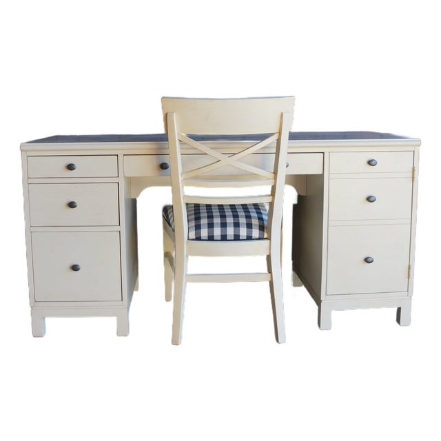 Ethan Allen Tango Desk and Chair For Sale