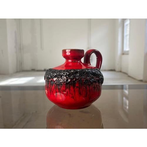 210 Vase in Red and Black from Kreutz Keramik For Sale - Image 9 of 10