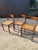 Vintage Chairs with Vienna Straw Seats, 1970s, Set of 3 For Sale - Image 12 of 15