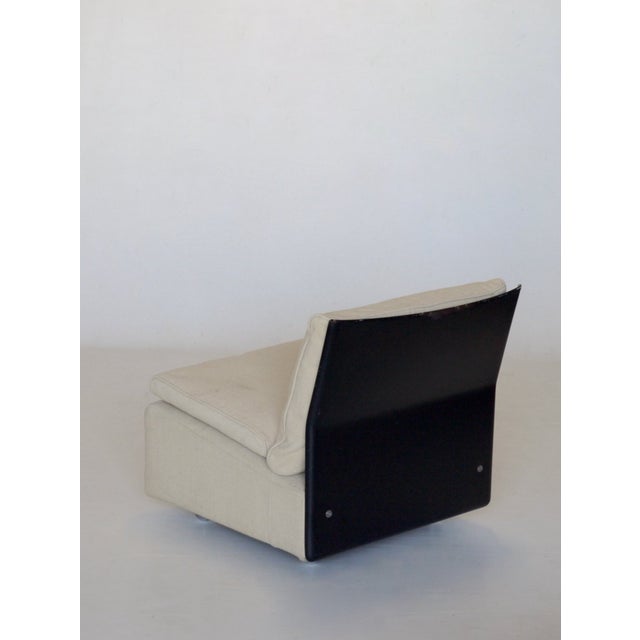 Lounge Chair - "Vistose" Content: Fabric, Plywood, Wool 1960's German Design
