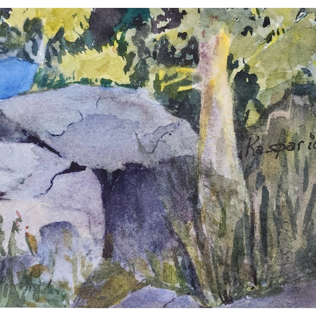 Paint Vintage California Sierra Nevada Landscape Watercolor – Kings Canyon National Park For Sale - Image 7 of 13