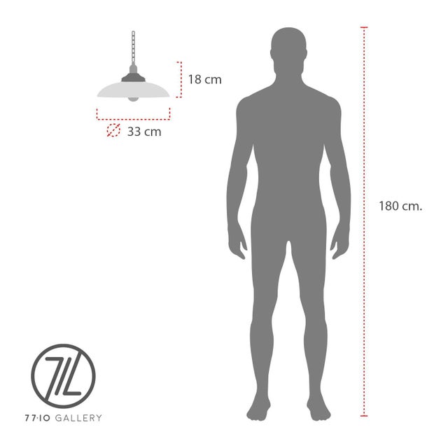 1960s 1960s Holophane Clear Glass Vintage Industrial Pendant Light For Sale - Image 5 of 5