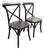 Restoration Hardware Metal Madeleine Side Chairs, Pair For Sale