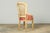 Pink Set of 6 Early 20th Century French Louis XVI Cane Dining Armchairs in Pink Stripe For Sale - Image 8 of 18