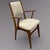 Mid-Century Modern Mid Century Danish Teak Wood Arm Chair With Sculpted Frame For Sale - Image 3 of 6