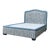 This vintage upholstered queen bed frame exemplifies understated elegance through its balanced proportions and refined...