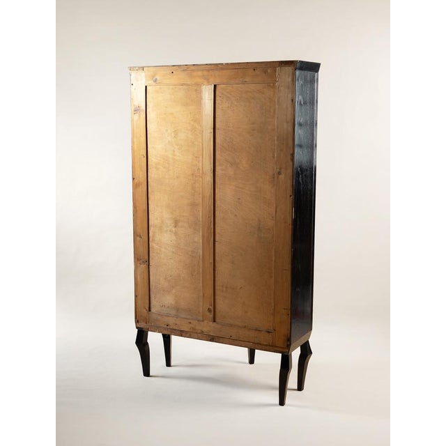 Cubist Display Cabinet, Czechoslovakia, 1920s For Sale - Image 6 of 10