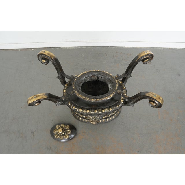 Vintage La Barge Neoclassical Glass Top Dining Table For Sale - Image 13 of 15