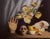 Sweet & Sour, Bone & Flesh by Destiny Bowman | Oil on Wood Panel Still life with skulls and flowers For Sale
