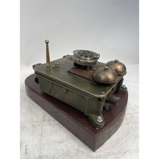 Bronze on-Board Telephone from Ericsson, 1940s For Sale - Image 12 of 18