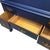 Pennsylvania House Highboy Dresser 2 Pc 11 Drawer Annie Sloan Napoleonic Blue For Sale - Image 9 of 11