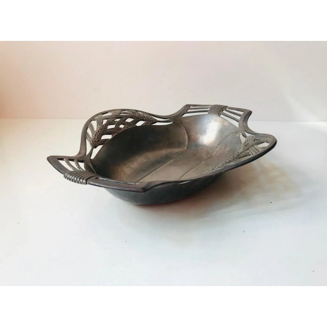 Art Nouveau French Pewter Tray, 1910s For Sale - Image 12 of 12