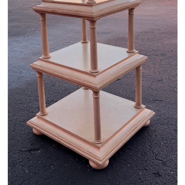 Wood Michael Taylor for Baker Furniture Stately Homes Collection Étagère Circa 1960s For Sale - Image 7 of 9