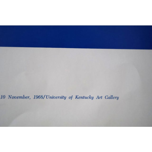 James Suzuki 1968 University of Kentucky Exhibition Poster, Op Art Lithograph For Sale In San Francisco - Image 6 of 11