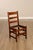 Early 20th Century Antique L. & J. G. Stickley Set Of Four Oak Ladder Back Dining Chairs #800 For Sale - Image 5 of 18