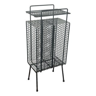 Vintage MCM Richard Galef Style Perforated Metal Mesh Stand/ Table For Sale