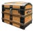 Antique 19th Century Steamer Trunk. For Sale