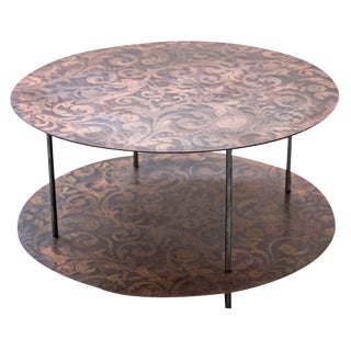Metal Coffee Table, 1990s For Sale