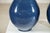Large Artisan Teardrop Ceramic Vases in Deep Blue and Terracotta Glaze - A Pair For Sale - Image 13 of 18