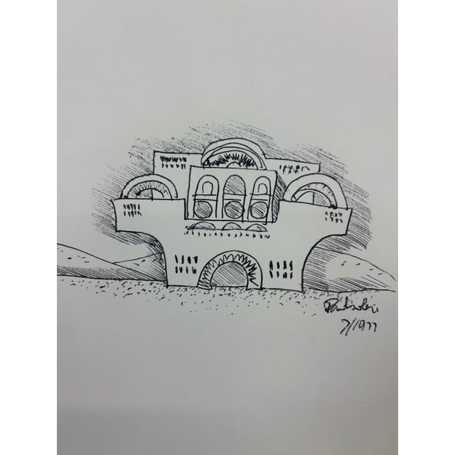 1970s 1970s Paolo Soleri Original Drawing For Sale - Image 5 of 7