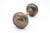 Pair of Vintage 2.125 In. Concentric Steel Passage Door Knobs For Sale - Image 4 of 5