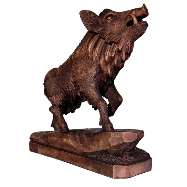 Black Forest Boar, 1920s For Sale - Image 3 of 10