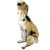Vintage mid-century Ceramic Hunting Dog Sculpture on Pedestal from the 1960s. : Beautiful vintage ceramic dog sculpture in...